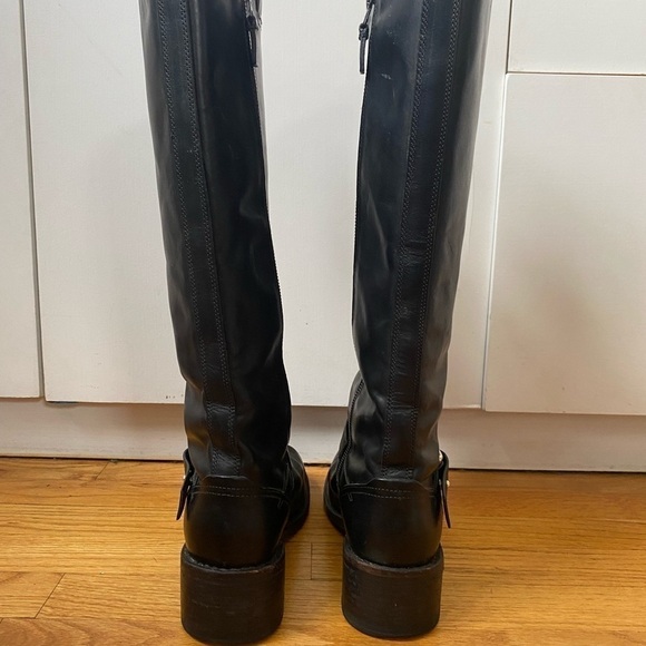 Rag&Bone Black Norton Tall Moto Combat Boots Sz 9 - Picture 4 of 11
